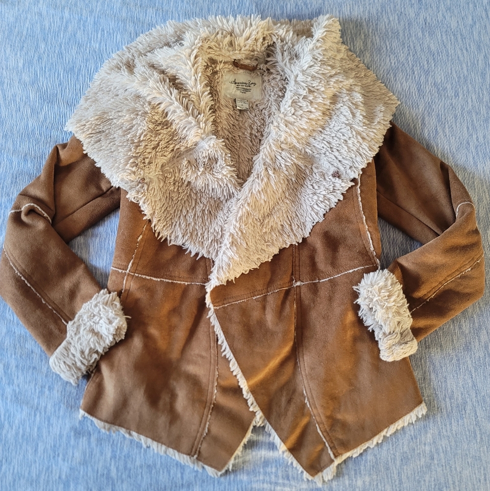 American Rag Brown Faux Shearling Jacket